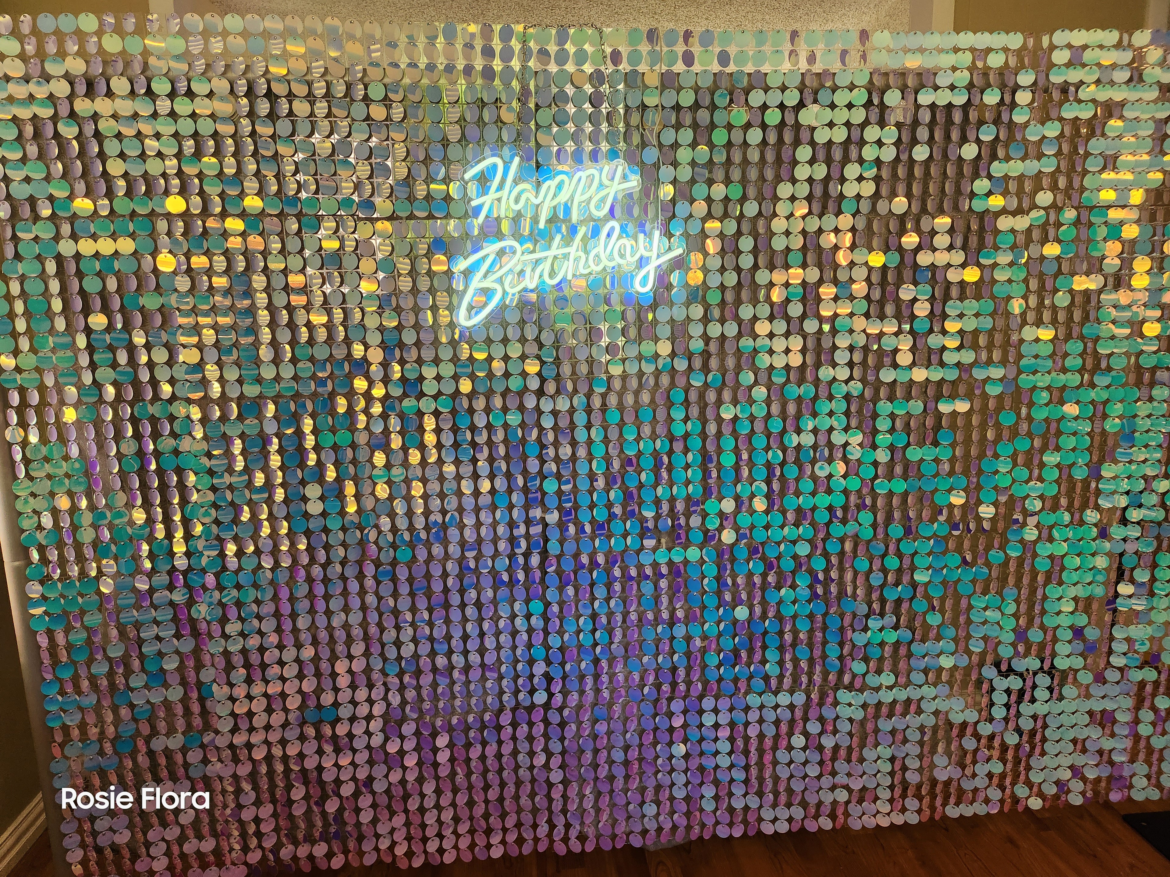 Shimmer wall 6ft x 6ft