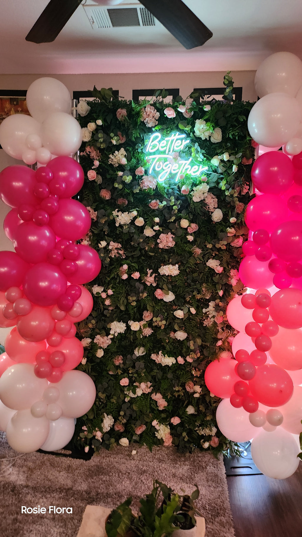 Anna Flower Wall 8ft x 4ft