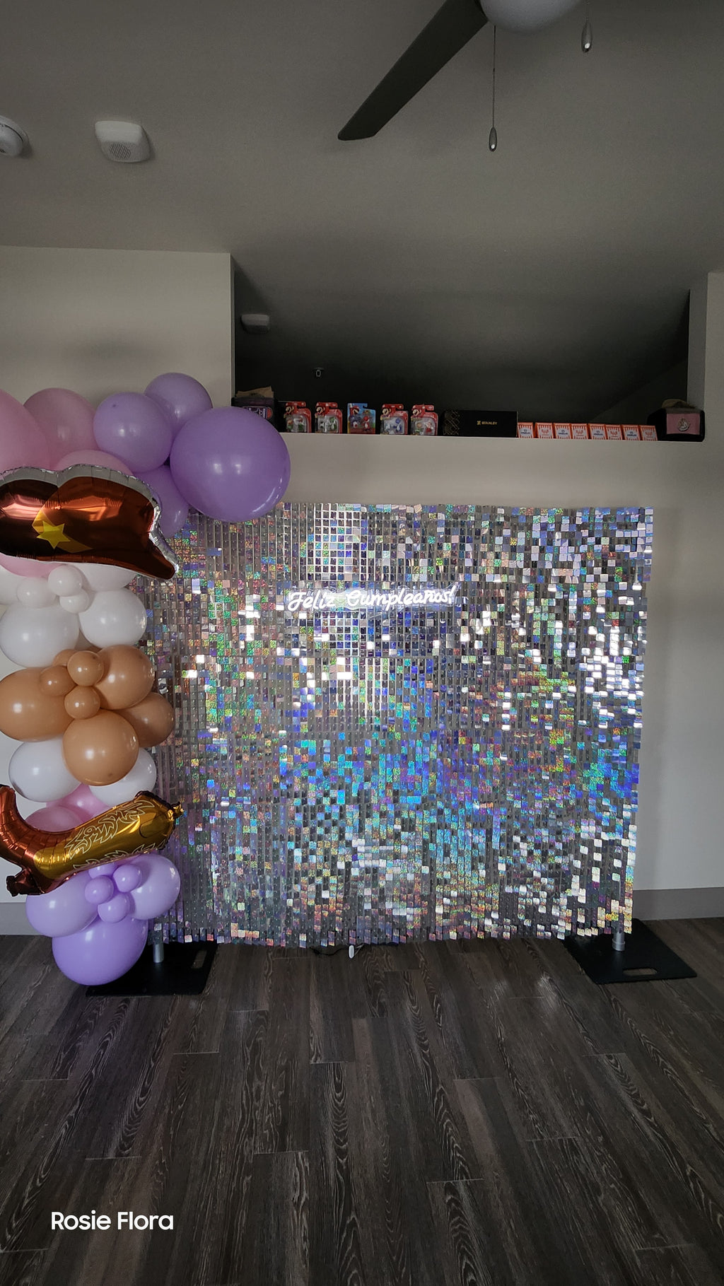 Shimmer wall 6ft x 6ft