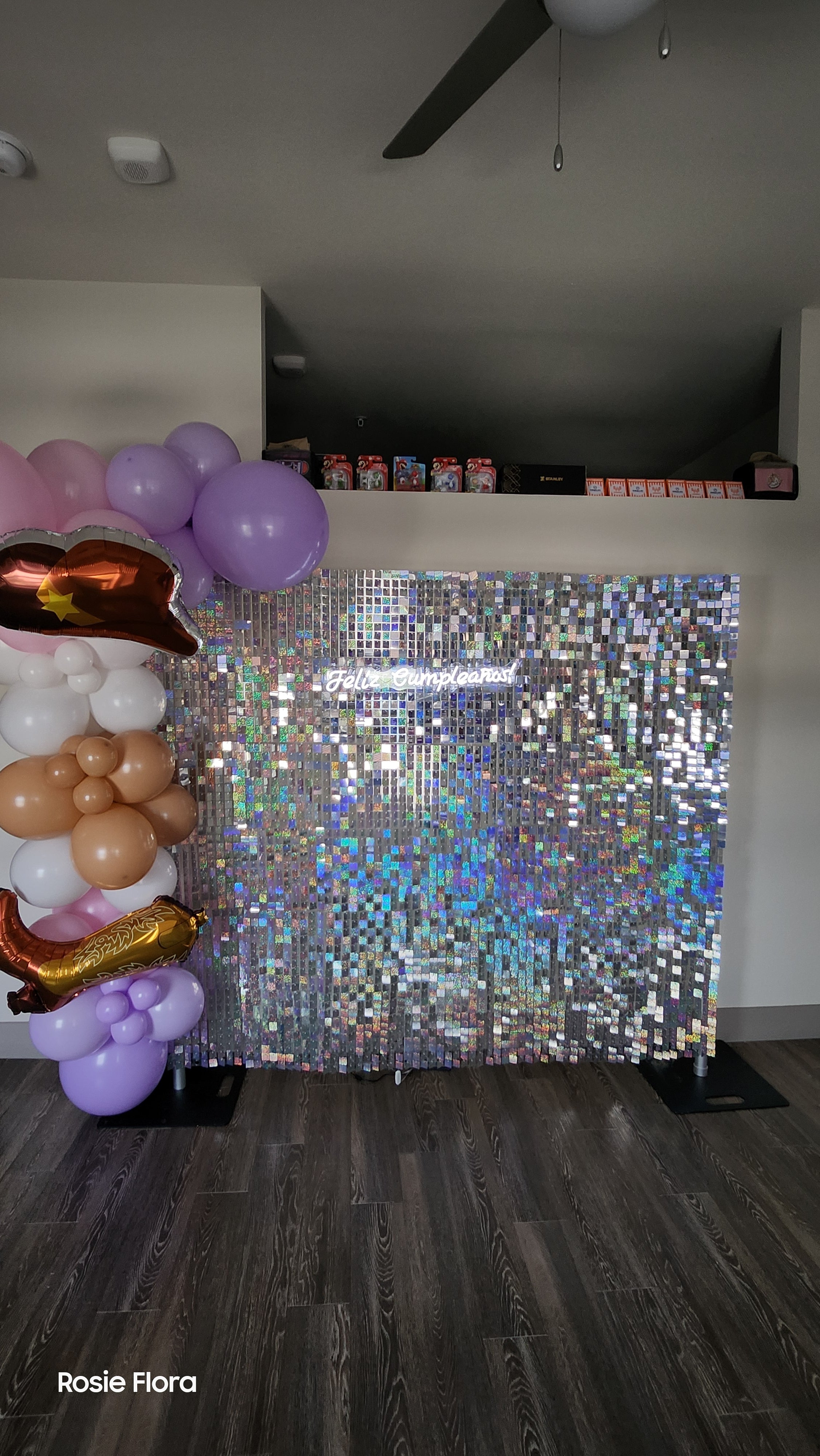 Shimmer wall 6ft x 6ft