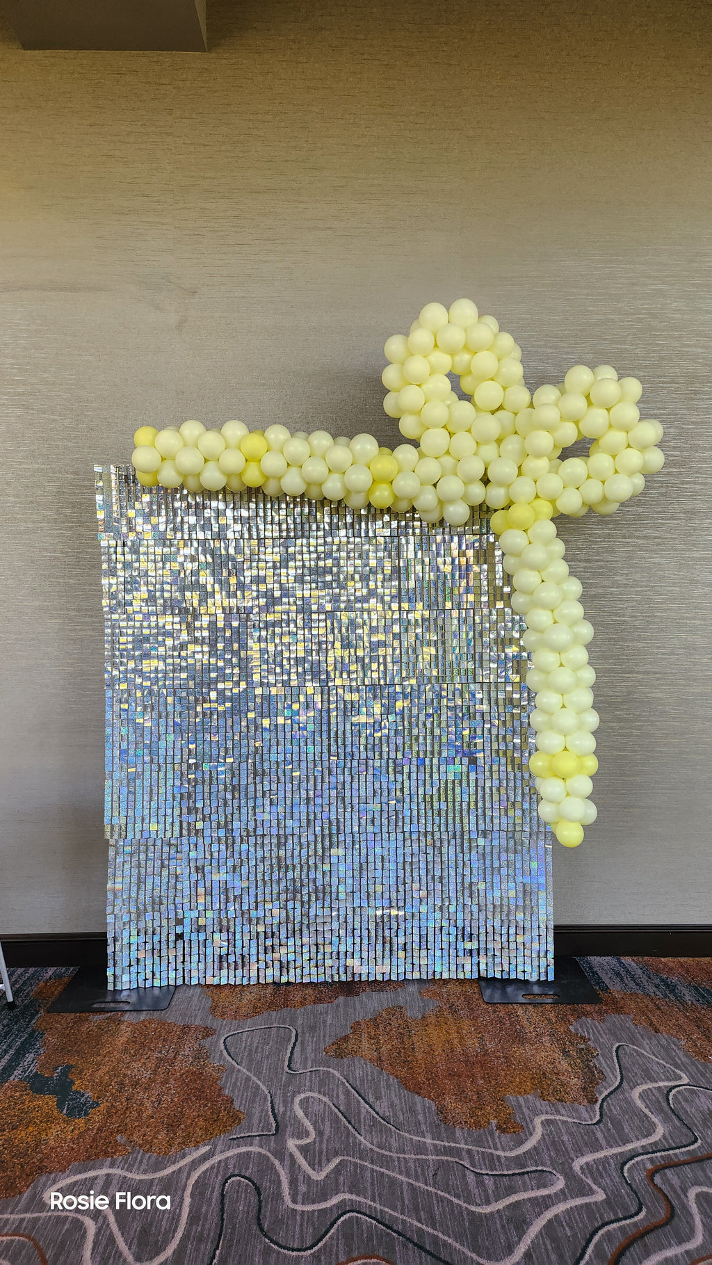 Shimmer wall 7ft x 6ft