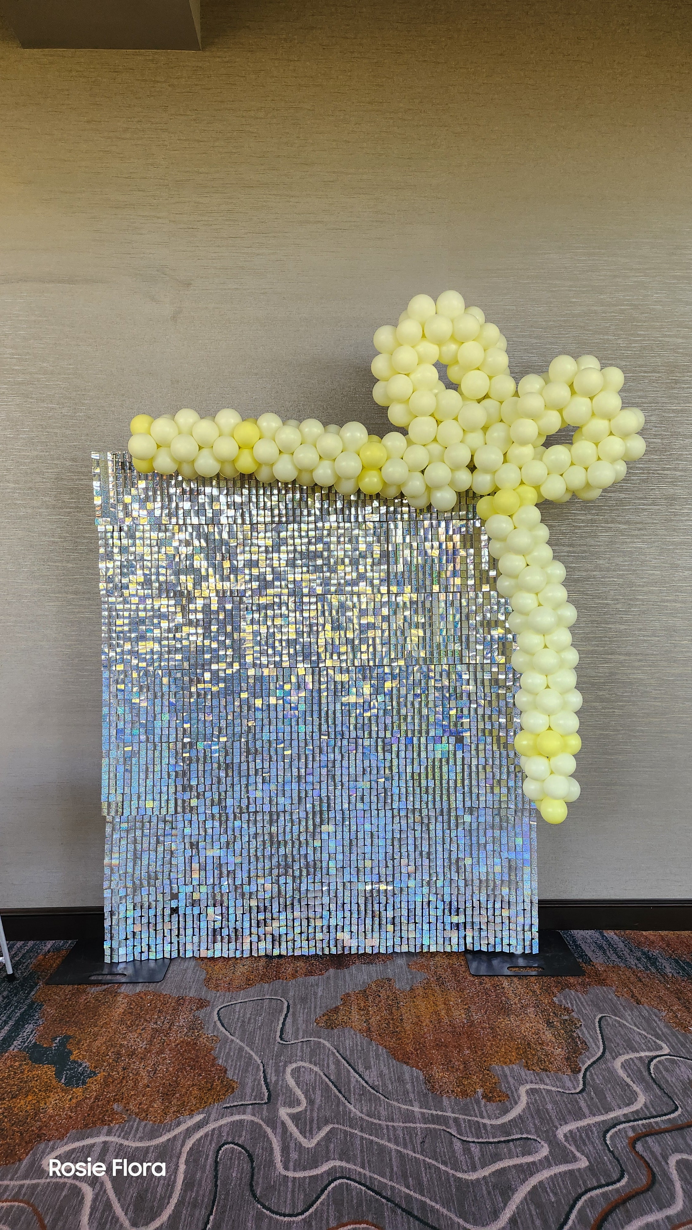 Shimmer wall 7ft x 6ft