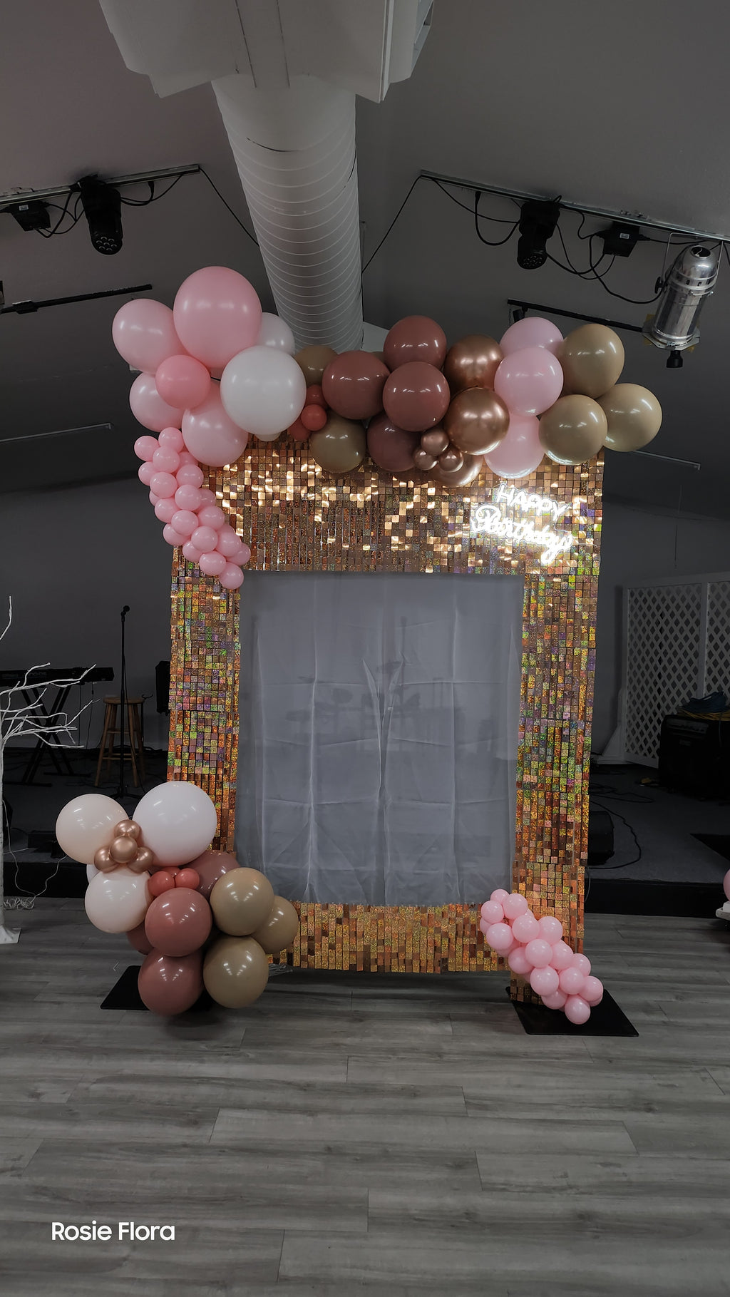 Polaroid Shimmer Wall