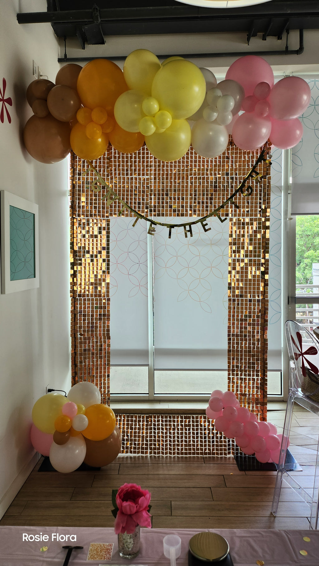 Polaroid Shimmer Wall