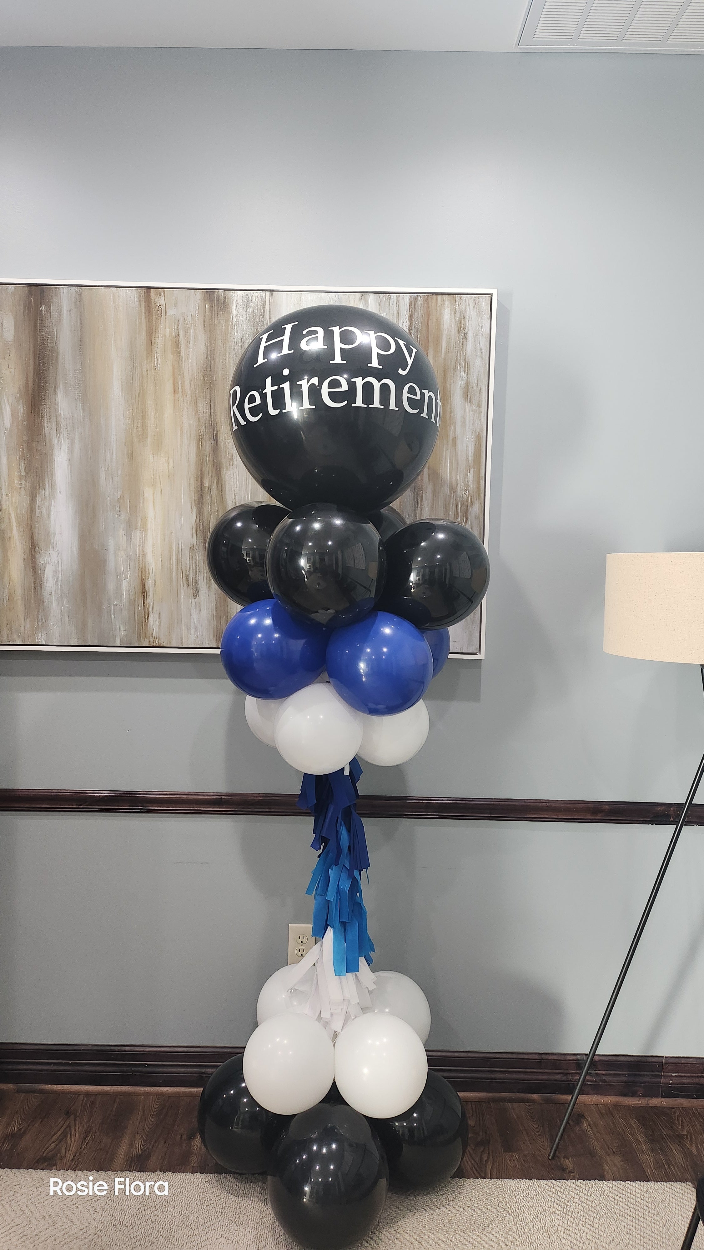 7 ft balloon column