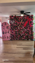 Flower wooden arch