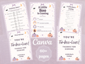 Boo Halloween baby shower printable bundle