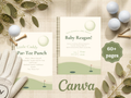 Golf Hole in One baby shower printable bundle
