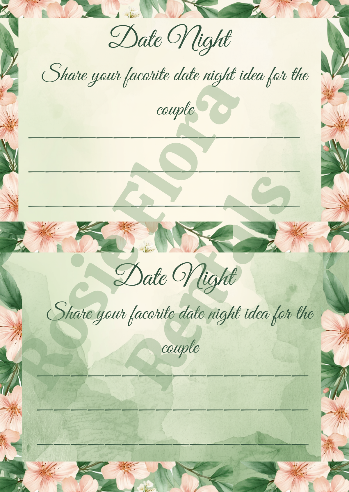 Christian Bridal Shower Bundle | Matcha Made in Heaven | 61-Page Editable Canva Template