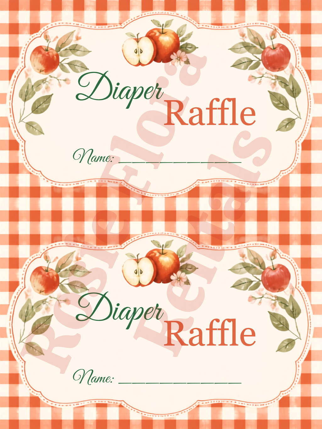Apple of My Eye Baby Shower Decorations Bundle | Printable Apple Theme Baby Shower Signs & Games