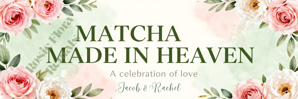 Matcha Made in Heaven Bridal Shower Template Bundle | Editable Canva Printable Kit