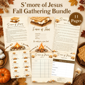S'more Jesus Christian campfire fellowship party printables