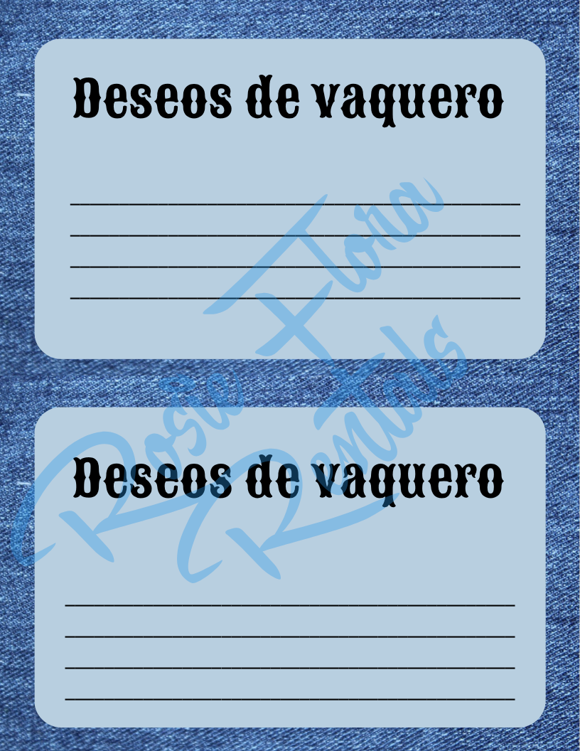 Un Vaquero — Plantilla Editable para Baby Shower de Vaquero (Descarga Digital)