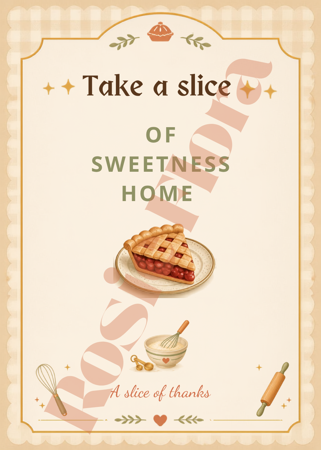 A Cutie Pie Is On The Way Baby Shower Template Bundle | Pie-Themed Canva Printable Kit