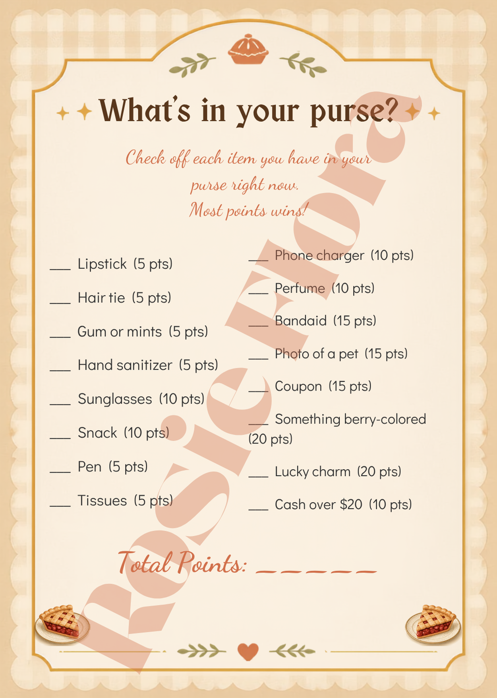 A Cutie Pie Is On The Way Baby Shower Template Bundle | Pie-Themed Canva Printable Kit