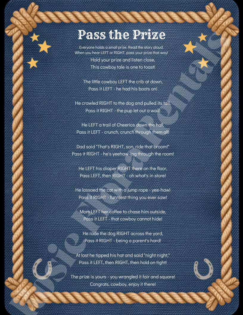 A Little Cowboy Is On The Way Baby Shower Template Bundle | Canva Printable Kit