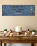 Little Cowboy western baby shower printable bundle
