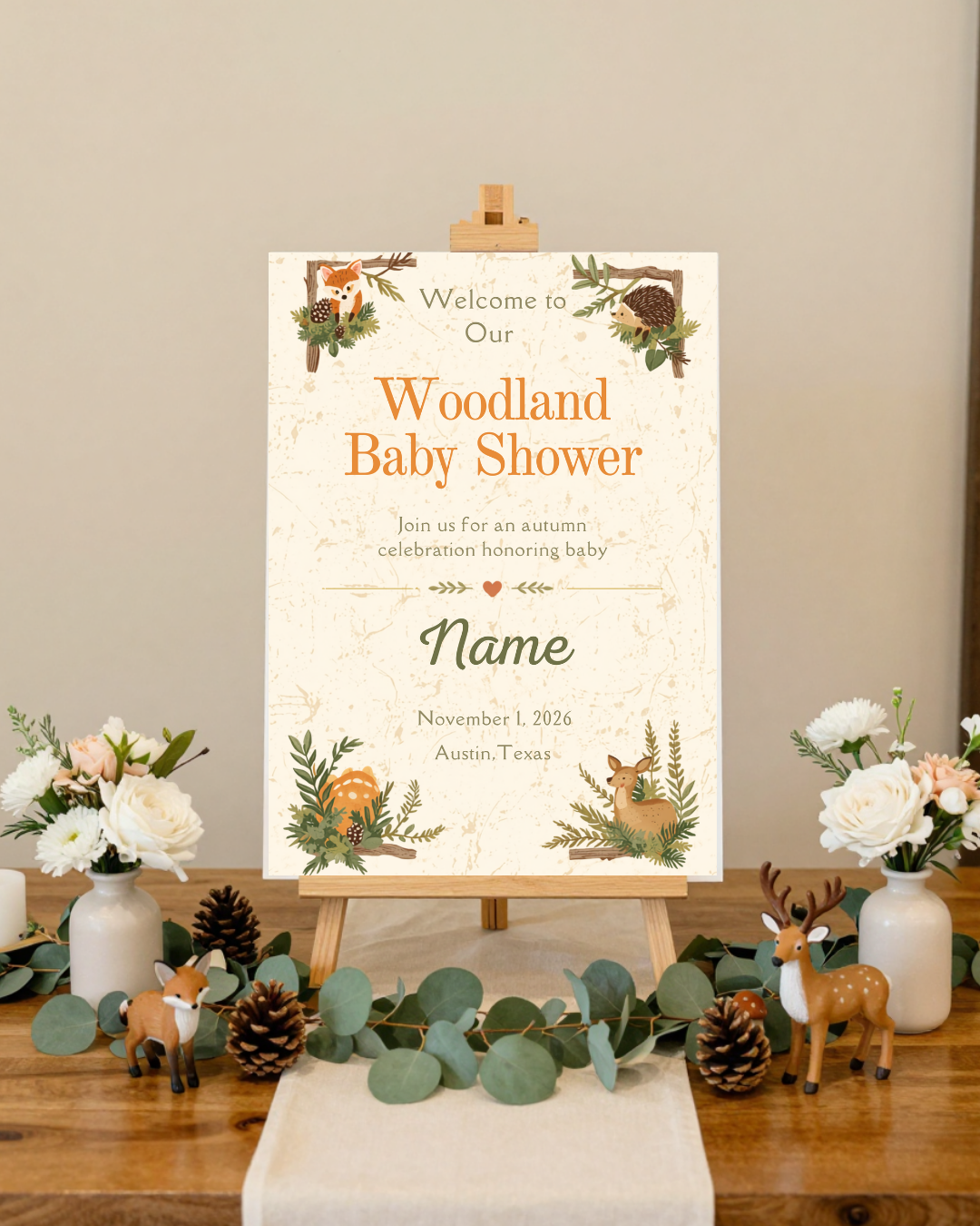 Woodland Baby Shower