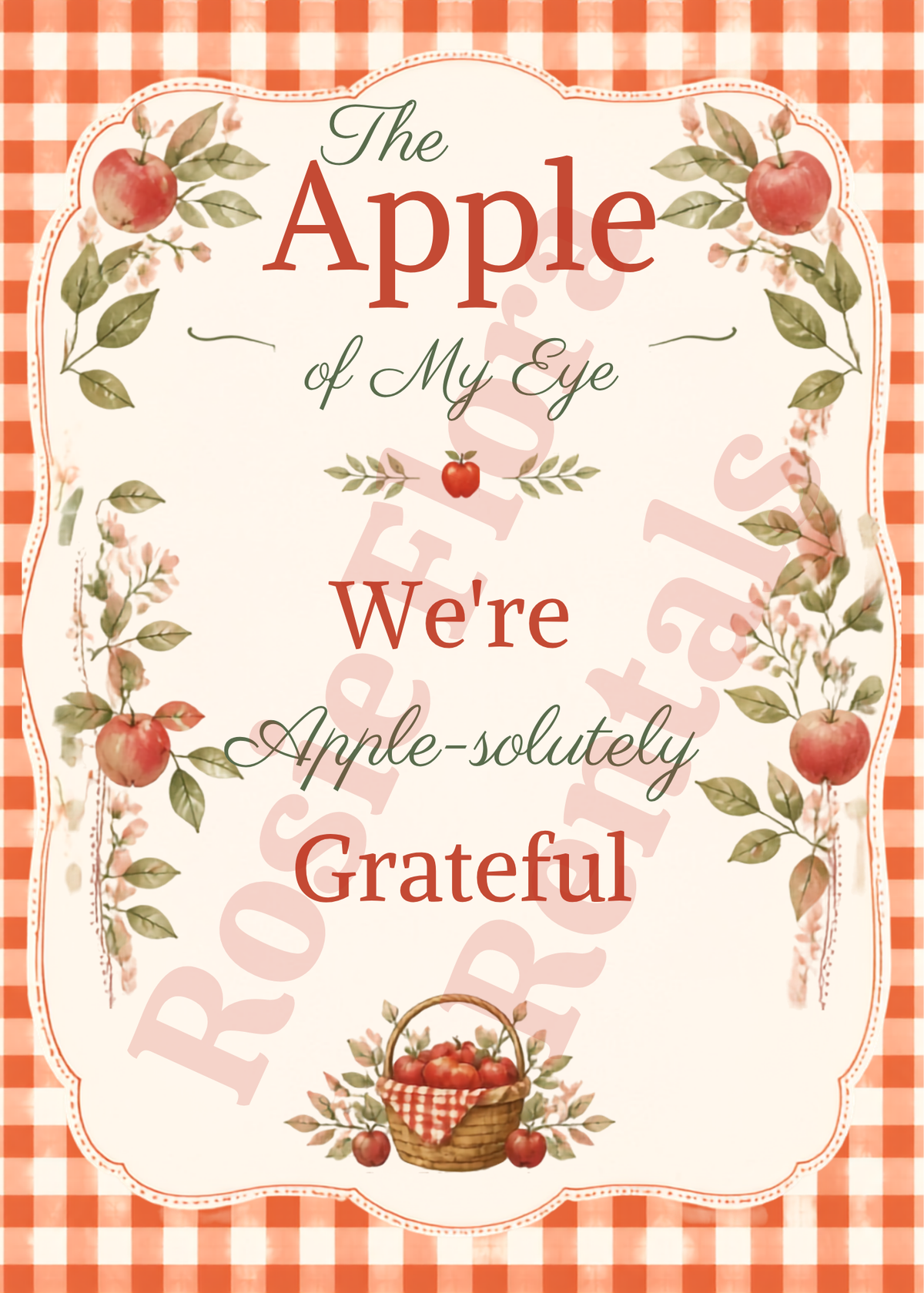 Apple of My Eye Baby Shower Decorations Bundle | Printable Apple Theme Baby Shower Signs & Games